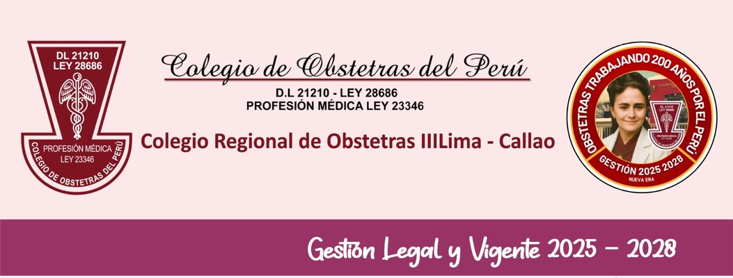 Colegio Regional de Obstetras III - Lima Callao